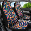 Australian Cattle Dog Floral Print Car Seat Covers