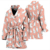 Persian Cat Pattern Print Women's Bath Robe