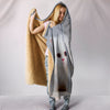 White Persian Cat Print Hooded BlanketSpecial Edition