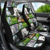 Westie Collage Print Car Seat Covers