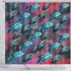 Jack Dampsy Fish Print Shower Curtains