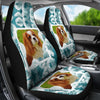 Cute Cavalier King Charles Spaniel Print Car Seat Covers