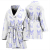 Pembroke Welsh Corgi Paws Print Women's Bath Robe