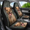 Border Terrier Print Car Seat Covers