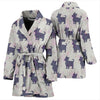 Silky Terrier Dog Pattern Print Women's Bath Robe