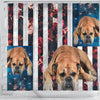 Bullmastiff Dog Print Shower Curtain