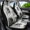 Sketch Of Saluki Dog Print Car Seat Covers