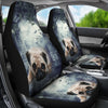 Lovely Pug Dog Print Car Seat Covers
