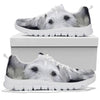 Irish Wolfhound On Black Print Running Shoes