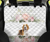 Cute Beagle Dog Floral Print Pet Seat Covers