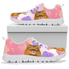 Cute Somali Cat Print Sneakers