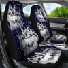 Siberian Husky Dog Art Print Car Seat Covers