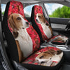 Cute English Foxhound Print Car Seat Covers