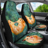 Golden Hmaster Print Car Seat Covers