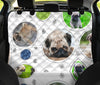 Cute Pug Art Print Pet Seat Covers