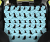 Black Labrador Pattern Print Pet Seat Covers