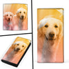 Lovely Golden Retriever Print Women's Leather Wallet