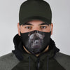 French Bulldog On Black Print Face Mask