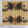 Amazing Irish Wolfhound Print Shower Curtain