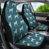 Chinese Shar Pei Dog Pattern Print Car Seat Covers