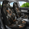 Bluetick Coonhound Dog In Lots Print Car Seat Covers