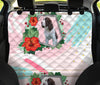 English Springer Spaniel Floral Print Pet Seat Covers