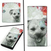 Border Terrier Print Women's Leather Wallet