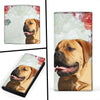 Bullmastiff Dog Print Women's Leather Wallet