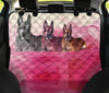 Lovely Belgian Malinois On Pink Print Pet Seat Covers