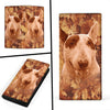 Cute Bull Terrier Print Women's Leather Wallet