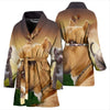 American Staffordshire Terrier Print Women's Bath Robe