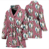 Australian Shepherd Dog Pattern Print Women's Bath Robe