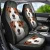 Cute Jack Russell Terrier Print Car Seat Covers