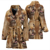 Amazing Brussels Griffon Dog Print Women's Bath Robe