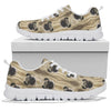 Pug Dog Patterns Print Sneakers