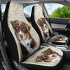 Miniature American Shepherd Print Car Seat Covers