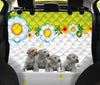 Labrador Retriever Floral Print Pet Seat Covers