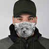 Cute Norfolk Terrier Print Face Mask