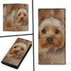 Yorkie Dog Print Women's Leather Wallet