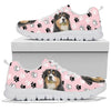 English Shepherd Paws Print Sneakers