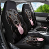 Black Hovawart Dog Print Car Seat Covers
