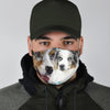 Australian Shepherd Print Face Mask