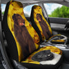 Newfoundland Dog Print Car Seat Covers