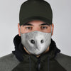 Van Cat On White Print Face Mask