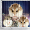 Roborovski Hamster Print Shower Curtains