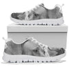 Rhodesian Ridgeback On Black and White Print Running Shoes