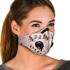 German Shepherd Print Premium Face Mask