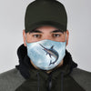 Amazing Swordfish Print Face Mask