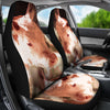 Cute Hereford Calf Print Car Seat Covers