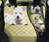 West Highland Terrier (Westie) Print Pet Seat Covers